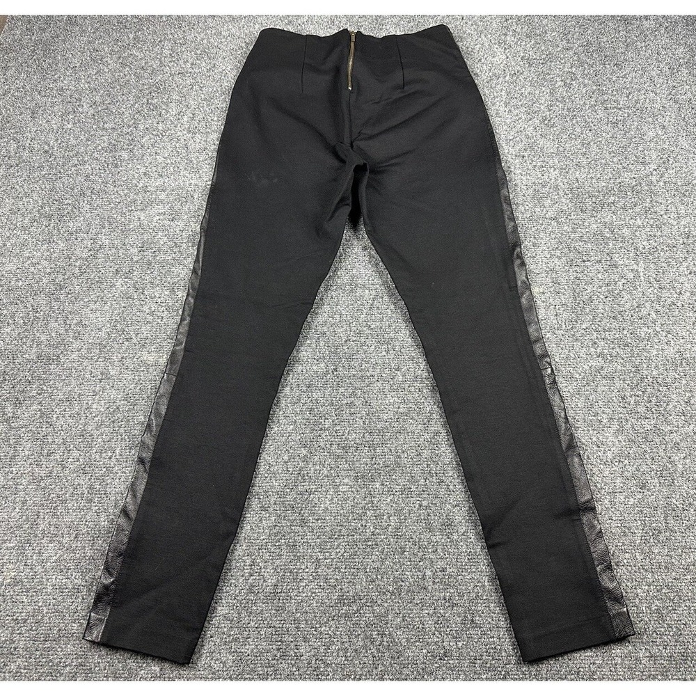J. Crew Pixie Pants Womens Size 0S Stretch Black Back Zip Skinny Taper Leg 25X26 - Picture 10 of 12